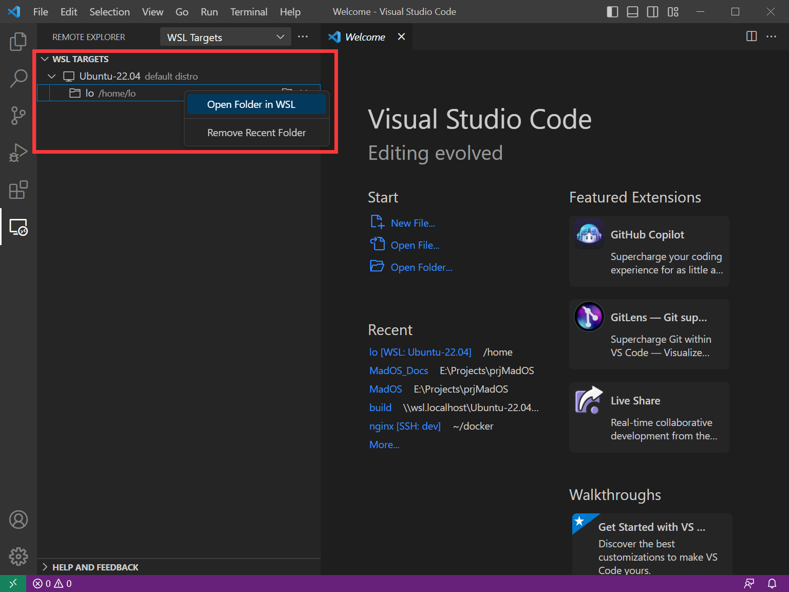 WSL2_ReopenVSCode